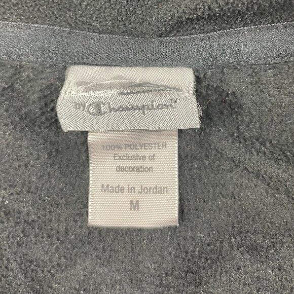 Champion Lightweight Winter Fleece Long Sleeve Quarter Zip Jacket Men's Medium - Picture 4 of 8